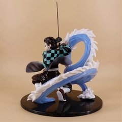 Imagem do Anime figura demônio assassino kamado nezuko pvc figura de ação brinquedo kimetsu não yaiba gk estátua adulto collectible modelo boneca presentes