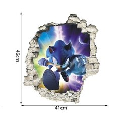 Adesivo de parede infantil do ouriço para decoração, arte dos desenhos animados para o quarto das crianças, sala de estar