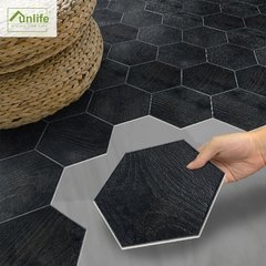 Funlife®Engrossar hexágono piso adesivos de parede auto-adesivo impermeável decoração da cozinha do banheiro anti-deslizamento adesivos à terra - Dr. Brauch