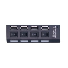 Usb 2.0 hub hub usb 2.0 multi usb divisor hub uso adaptador de energia 4/7 porto múltiplo expansor 2.0 hub usb com interruptor para pc - comprar online