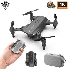 2022 l23 mini zangão 4k hd câmera dupla drones wifi fpv altura manter pequeno dobrável quadcopter rc dron brinquedo para crianças menino presente