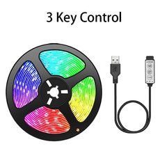 Rgb 5050 led luz de tira bluetooth app controle 5v usb fita led fita flexível diodo para tv backlight quarto decoração