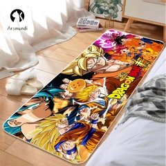 Super dbz tapete de cozinha quarto entrada capacho corredor anime piso 3d impresso banheiro varanda decoração tapete longo