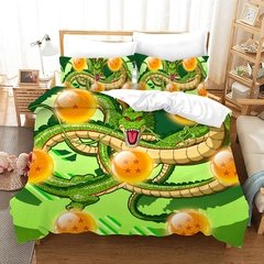 Likurb filho goku kakarotto saiyan duvet caso fronha conjunto de cama gêmeo rainha cheia rei tamanho para crianças menino meninas quarto - Dr. Brauch