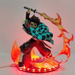 Action figure de anime kamado tanjirou agatsuma zenitsu, personagens kimetsu no yaiba, brinquedos demônicos slayer, presentes de natal - comprar online