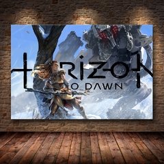 Horizonte zero dawn cartaz do jogo arte da parede cartazes e cópias quadros decorativos pintura em tela para sala de estar decoração casa - Dr. Brauch