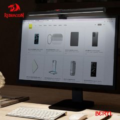 Lâmpada de led redragon beril para computador, lâmpada para mesa com brilho e iluminação para os olhos, com usb