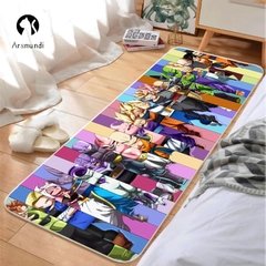 Imagem do Super dbz tapete de cozinha quarto entrada capacho corredor anime piso 3d impresso banheiro varanda decoração tapete longo