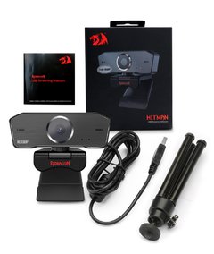 REDRAGON GW800 HITMAN USB HD Webcam Microfone embutido Smart 1920 X 1080P 30fps Câmera Web para jogos de PC para laptops de mesa - comprar online