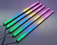 Faixa de luz led rgb para computador, acessório de segurança para desktop, com lente diamante, placa mãe na internet