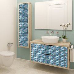 Adesivos de parede de mosaico de mármore, adesivos de parede plano 2d, capas impressas para cozinha, banheiro, descascar e vara, à prova d'água, mural de arte com 10 peças