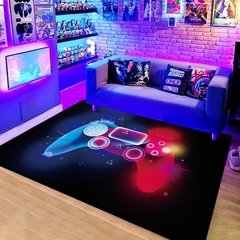 Tapetes do jogador da área de casa com design do controlador do jogo, tapetes antiderrapantes do assoalho para crianças, tapete do lance para a decoração sala de jogos tapis - comprar online