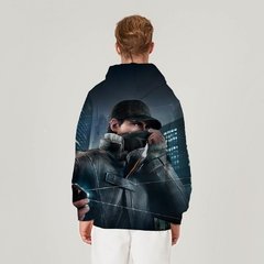 Watch Dogs 2021 nova chegada vapor ubisoft ent jogo assista cães dedsec impressão digital 3d zíper camisola do hoodie traje de manga longa unisex - loja online