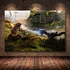 Horizonte zero dawn cartaz do jogo arte da parede cartazes e cópias quadros decorativos pintura em tela para sala de estar decoração casa - loja online