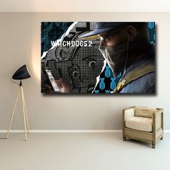 watch dogs Relógio cães jogo on-line, jogo de dramatização, impressão imagem hd em tela hd, pintura de tela, posteres e impressões de arte - comprar online