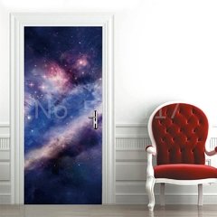 Astronauta Adesivo de porta Lua Terra Planeta Espaço porta Papéis de parede Adesivo de parede 3D Peel and Stick Vinil Quarto sala de estar Decoração Poster DIY Móveis geladeira porta adesivos - comprar online