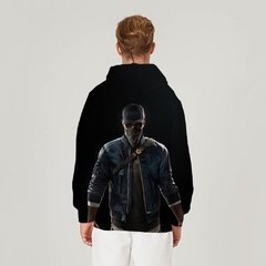 Watch Dogs 2021 nova chegada vapor ubisoft ent jogo assista cães dedsec impressão digital 3d zíper camisola do hoodie traje de manga longa unisex - loja online