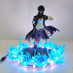 Bonecos de anime de my hero academia, bonecos de pvc com cena de fogo azul dabi, 17cm boku no hero academia, estátua de dabi - comprar online