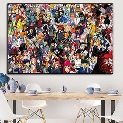 Anime japonês dragon ball coleção filme dos desenhos animados cartaz pano pintura mural impressão parede casa sala de estar decoração da parede - Dr. Brauch