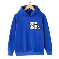 GTA V 2021 outono moda da criança do bebê meninos dos desenhos animados roupa grande roubo auto manga longa hoodies topos + calças compridas 2 pçs conjunto terno esportivo