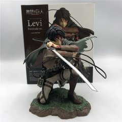 Figura Attack on Titan Rival Ackerman, Package Ver Levi-figura de ação pvc, 18