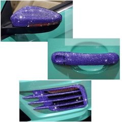 Bling strass cristal adesivo decalque folha decoração de casa papel de parede diy auto-adesivo carro tablet decoração guarnição folha de cristal adesivos - comprar online