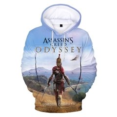 Assassinos creed hoodies dos homens/mulheres moda casual crianças/crianças camisolas streetwear anime oversized moletom com capuz menina pullovers - loja online