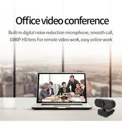 Webcam Full HD com Microfone, 4K, 1080P, Mini Câmera, 2K, 15-30FPS, USB, Web Ca - comprar online