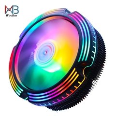 PC CPU Cooler Fan Ventilador 120 milímetros Colorido 4PIN Para Intel LGA 1200 1150 1151 1155 1156 775 1366 2011 AMD X79 AM3 AM4 Radiador na internet