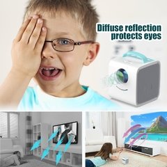 Salange-mini projetor portátil q2, sistema de home theater, educação infantil, presente para crianças, pais, filhotes, led - comprar online