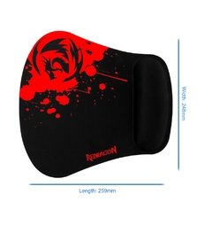 Imagem do Mousepad redragon peso p020 para jogos, mouse pad de mesa com borda de bloqueio cor sólida customizado para jogos