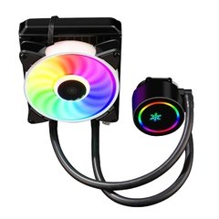 Kllisre cpu ventilador de refrigeração água refrigerador ventilador rgb para intel lga 1150 1151 1155 1200 1366 2011 amd am3 am4 líquido radiador - loja online