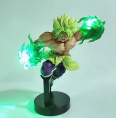 Bandai dragon ball z figura anime son goku super saiyan ultra instinto diy broly bardana frieza troncos led ação figma brinquedo boneca - comprar online