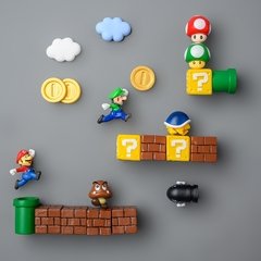 Super mario geladeira ímãs foto parede casa geladeiras decoração adesivo magnético conjunto cozinha casa decoração coleção presentes - comprar online