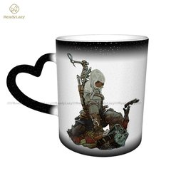 Imagem do Assassins Creed Caneca assassins creed as mudanças de cor atacado caneca engraçada porcelana copos cappuccino