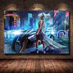 Moderno fresco cyberpunks quadros da lona cartazes e cópias da arte parede imagem para sala de meninos quarto casa decoração cuadros