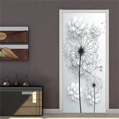 Papel de parede 3d com visão em pvc, para decoração de sala de estar, quarto, adesivo removível, poster de parede, mural de design para casa na internet