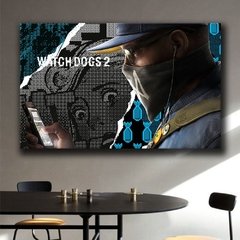 watch dogs Relógio cães jogo on-line, jogo de dramatização, impressão imagem hd em tela hd, pintura de tela, posteres e impressões de arte - comprar online