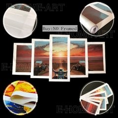 Quadros decorativos para parede, 5 peças, arte em tela, pintura, pôster do filme, pôster da arma do soldado, nórdico, moderno, decoração de casa, quadros - loja online