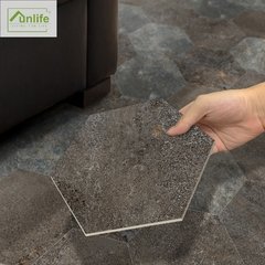 Imagem do Funlife®Engrossar hexágono piso adesivos de parede auto-adesivo impermeável decoração da cozinha do banheiro anti-deslizamento adesivos à terra