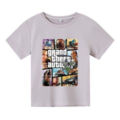 gta 5 meninos verão t camisas legal gta5 meninas tshirt impressão colorida camiseta algodão t camisa