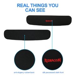 Redragon-mouse pad para jogos em cor sólida p023, mousepad com borda de travamento, tamanho 360x80x23mm para jogos e computador na internet