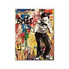 Graffiti arte poster famosa estrela quadros decorativos na parede da lona cartazes e impressões imagem para sala de estar decoração casa na internet