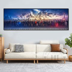 Marvel clássico moive spiderman star war todos os personagens poster disney darth vader pintura em tela imagem da parede para a decoração do quarto