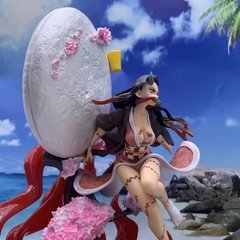 Anime figura demônio assassino kamado nezuko pvc figura de ação brinquedo kimetsu não yaiba gk estátua adulto collectible modelo boneca presentes - Dr. Brauch