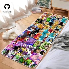 Super dbz tapete de cozinha quarto entrada capacho corredor anime piso 3d impresso banheiro varanda decoração tapete longo - loja online