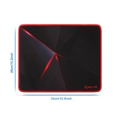 Mouse pad para jogos redragon capricorn p012, 330x260x3mm, cor sólida, com trava de borda - comprar online