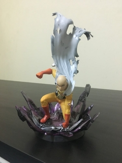 Anime 25cm saitama um soco homem figura coleção brinquedos