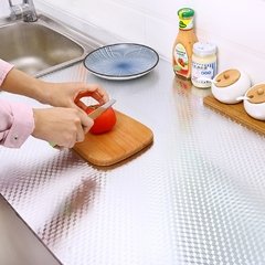 Papel de parede para geladeira, prata brilhante, auto-adesivo, à prova d'água, armário de cozinha, lavadoras de louças, remodelar paredes, filme adesivo - comprar online