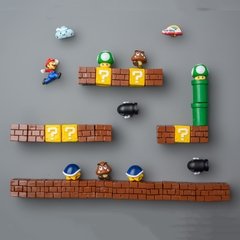 Super mario geladeira ímãs foto parede casa geladeiras decoração adesivo magnético conjunto cozinha casa decoração coleção presentes - comprar online